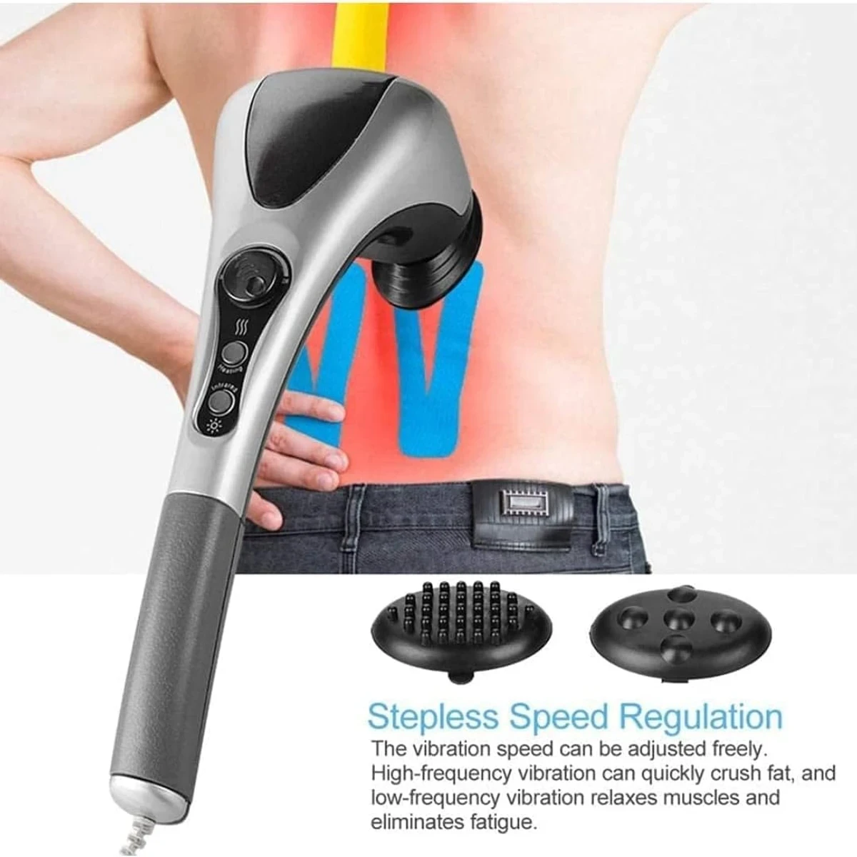 Double Heads Heating Massager - Image 3