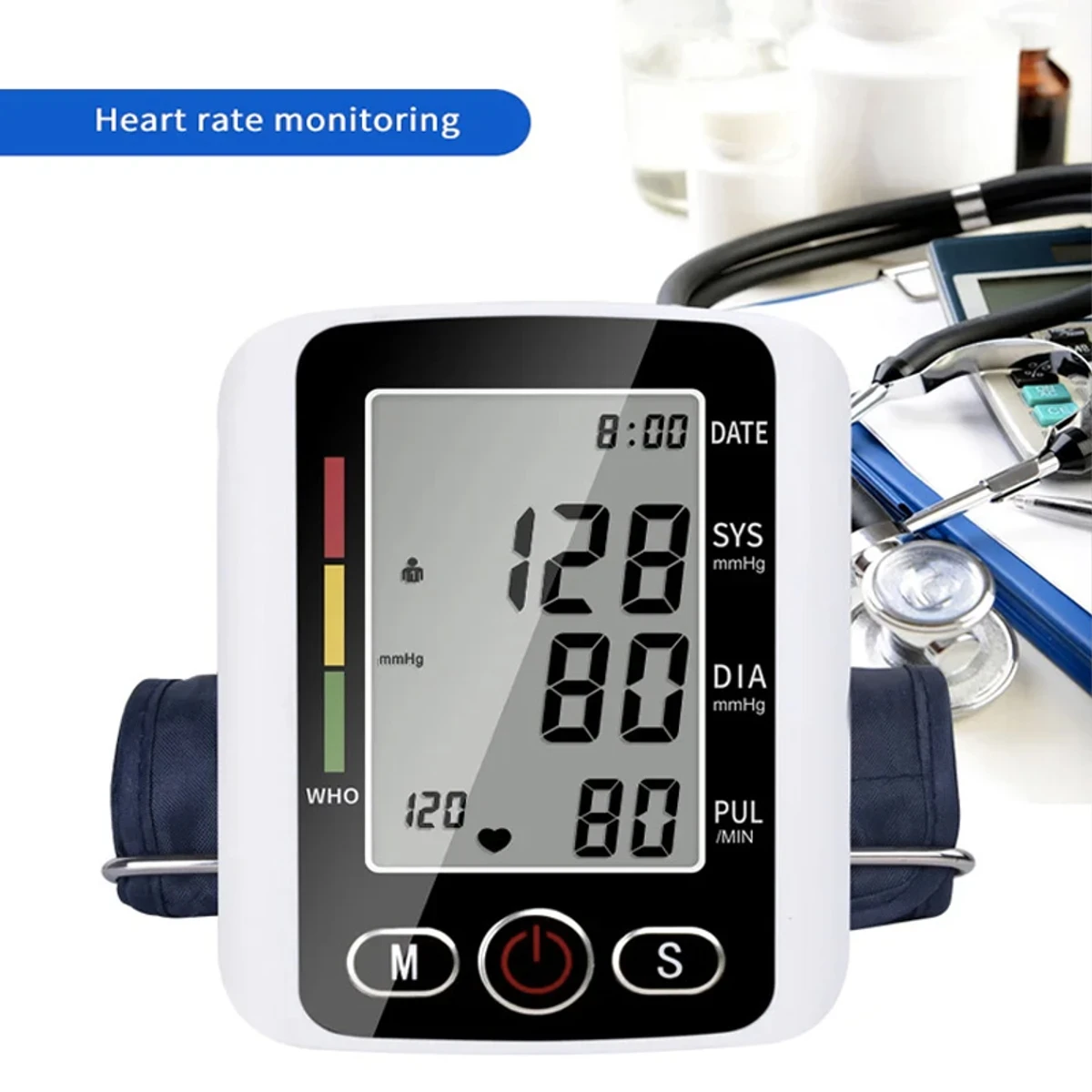 High Quality Digital Blood Pressure Monitor with Voice Function (৪ বছরের ওয়ারেন্টি) - Image 4